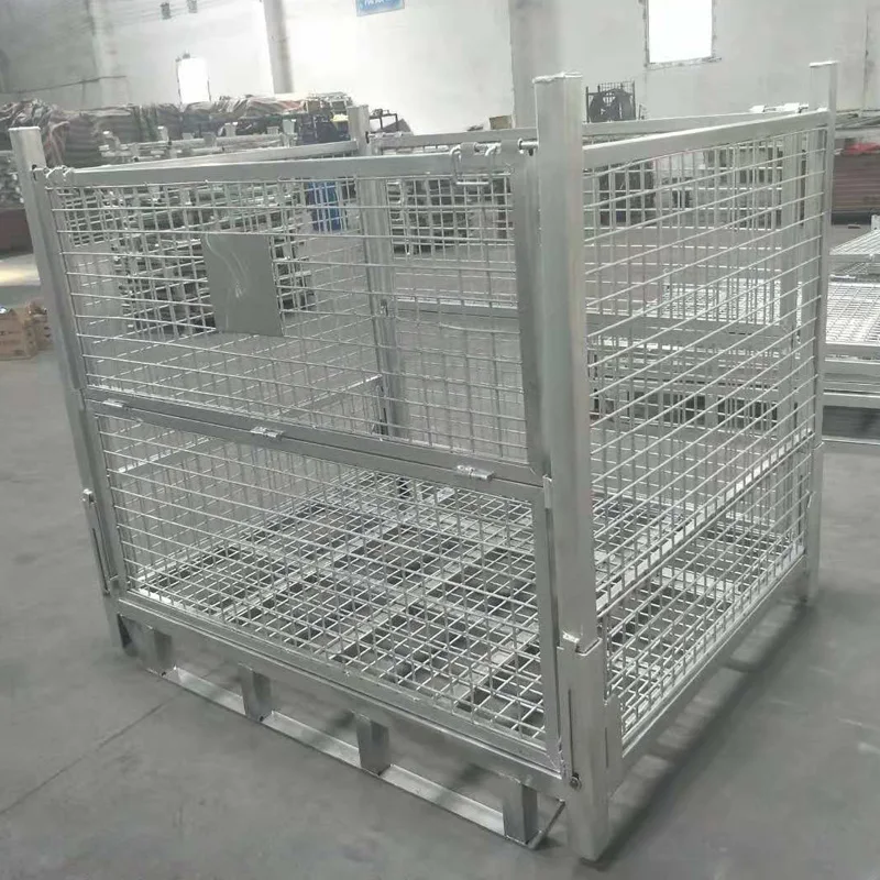 High Quality Steel Head Cage For Industrial steel box pallet metal pallet cage pallet cages for sale