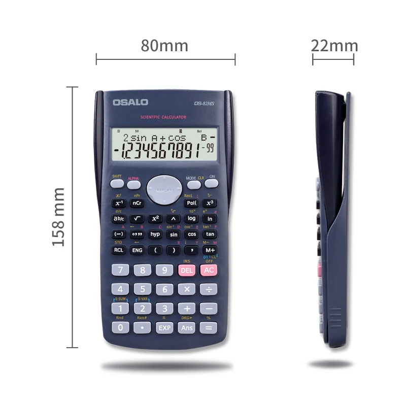 82MS Scientific Calculator Price Logo Students Mathematics Calculatrice Scientifique Custom Electronic Calculadora Calculators