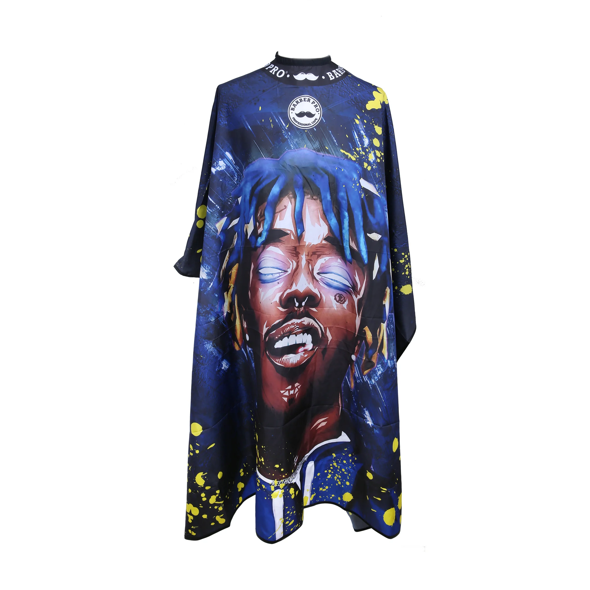 Wolesale Custom Logo Black Hair Salon Shawl Waterproof Barber Capes High Quality Hair Cutting Cape for Adults