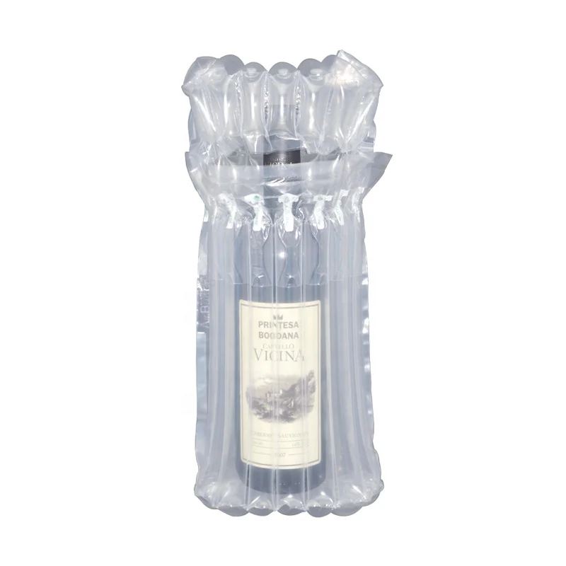 
Пластиковая воздушная подушка на заказ, стеклянный защитный мешок, бутылка для вина, надувные упаковочные сумки 
