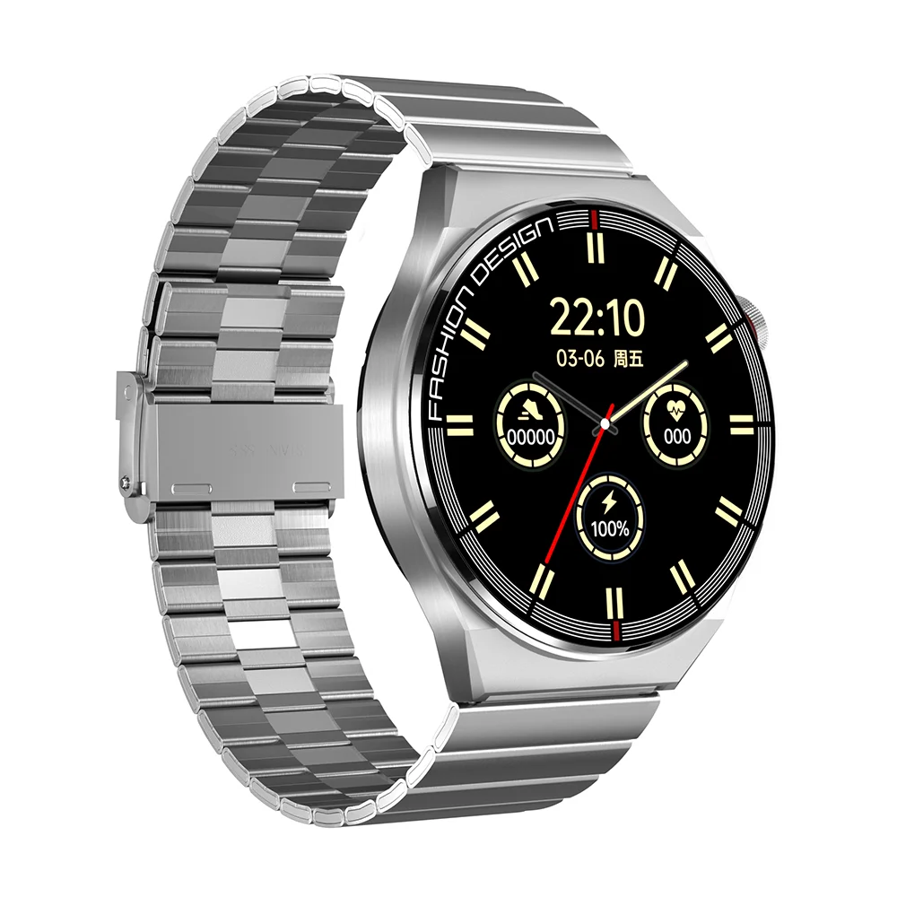 Смарт-часы SK11Plus с носимым устройством 1 28 дюйма круглый экран IPS класс водонепроницаемости IP67 Беспроводная зарядка спортивный режим браслет из нержавеющей