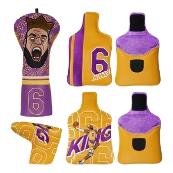 Protective Wholesale Price Embroidered Golf Accessories Driver Head Cover Blade Putter Golf Headcovers