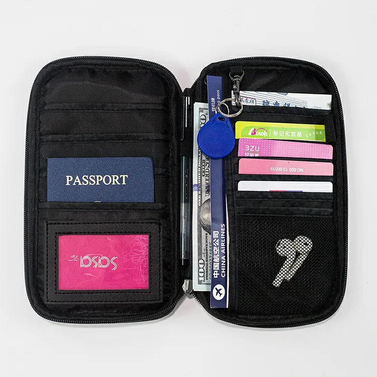 Safe Storage Fireproof Bag Small Size Money Pouch Valuables Holders Suit for Card Keys Passport Bills Receipts