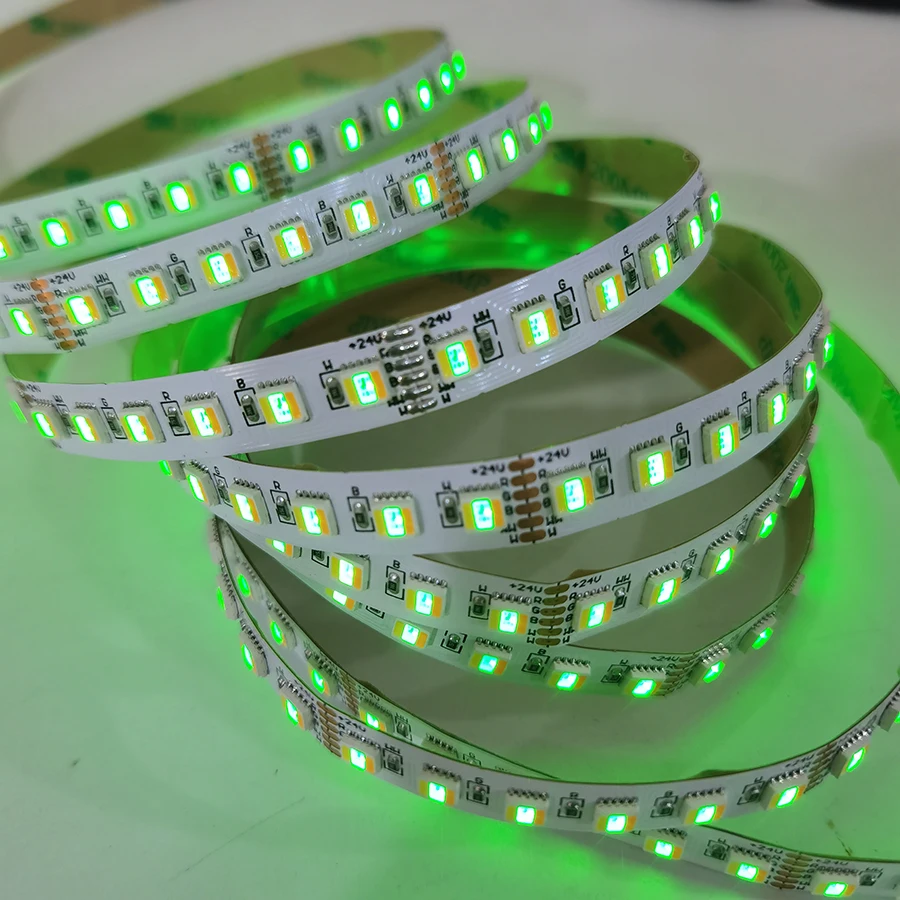 Светодиодная лента 5 в 1 96 cri 90 97 24 5050 светодиодов rbgw rgbcct rgbw rgbww rgb