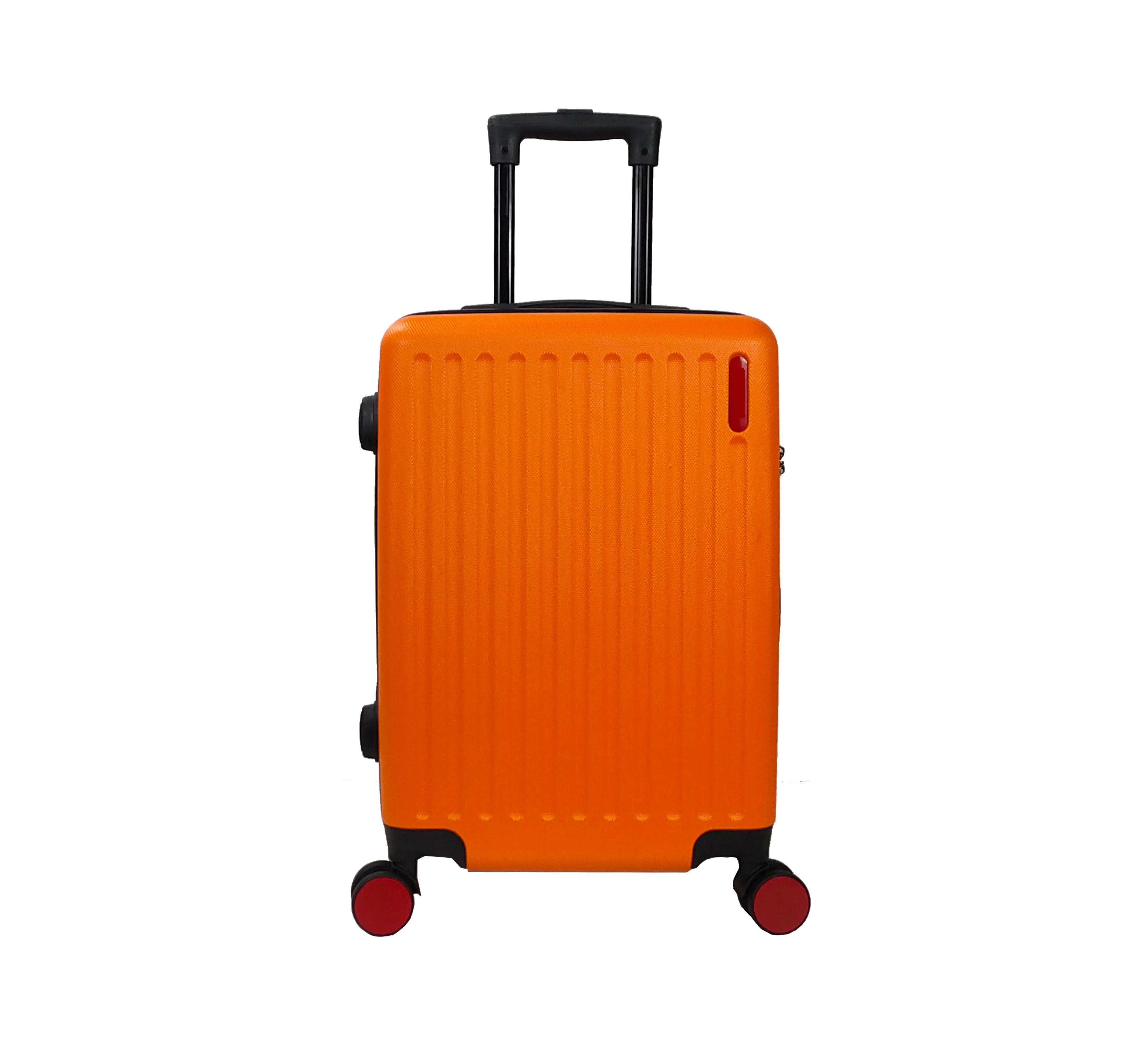 China supplier makes trolley case zipper abs suitcase 4*360degree wheels trolley luggage bag with Plastic Handles