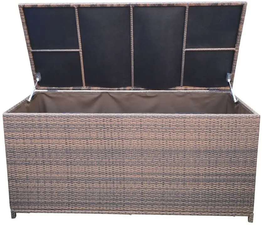 Outdoor Aluminium Large Storage Box,  wicker rattan outdoor garden furniture set, storing case