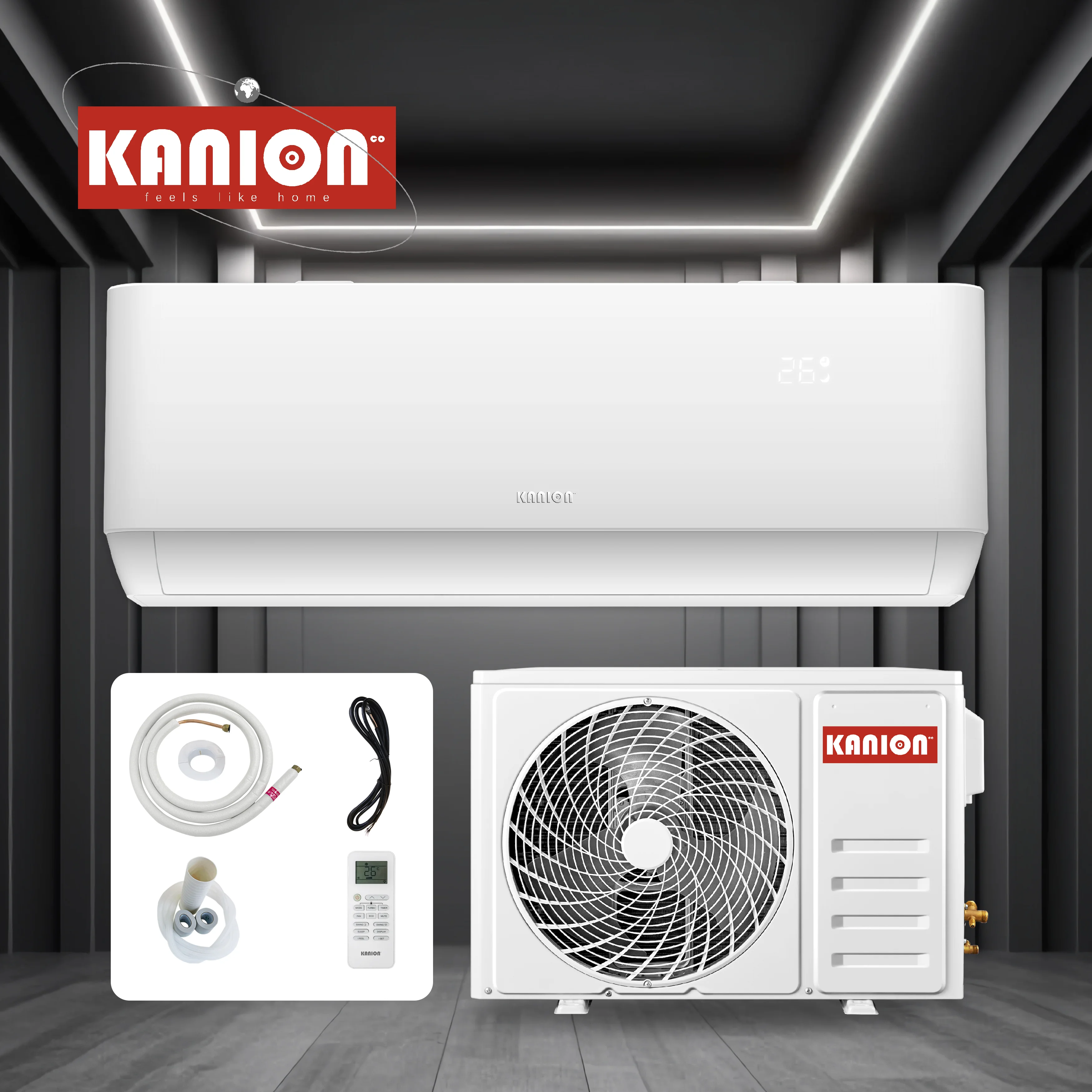 Wall Split Mounted Heat Pump Cooling And Heating ductless mini split air conditioner and heat pump