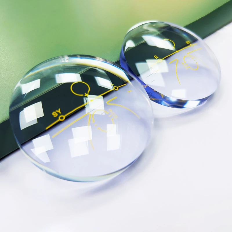 Ophthalmic Lenses in Index 1.56 Hi-vex Progressive Semi Finished Optical Glasses Lens