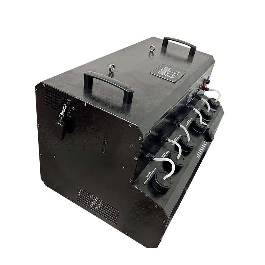 SP DMX Control 1500W RGBW Led Fog Bubble Machine 4 Smoke Output for Wedding Concert Party