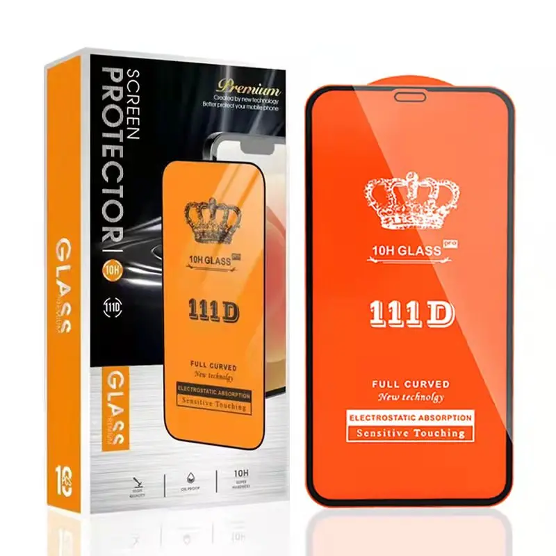 Mobile Phone Tempered Ceramic Glass For Iphone 11 12 13 Mini Pro Max Screen Protector 111D Anti Scratch Screen Protector