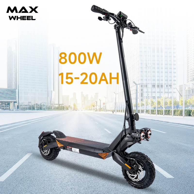 T8 china Warehouse Three-speed Adjustment 150kg load 10 Inch Wheel Adult electric scooter  800W off road scooter electrico