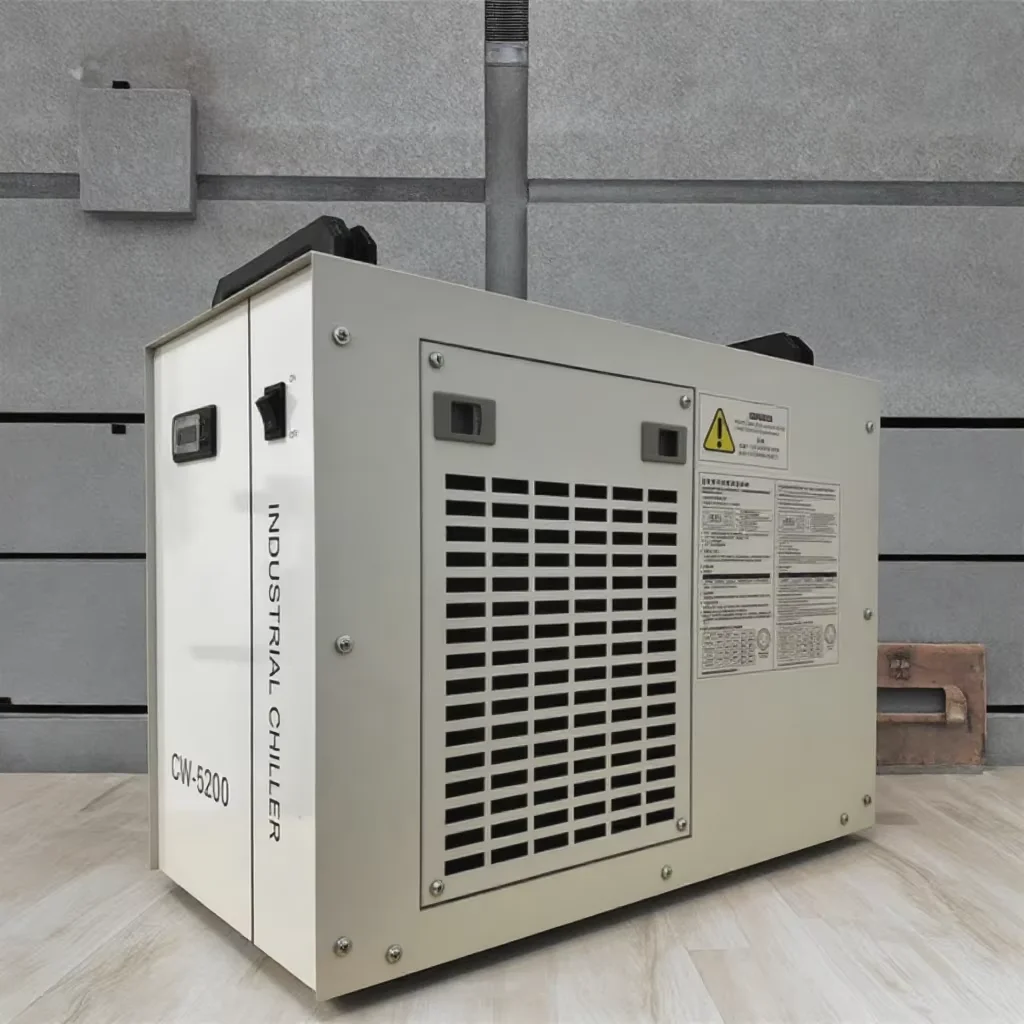 CW-5200 Dual-Out Laser Chiller 220V 50Hz/60Hz 1750W Cooling Capacity ±3℃ Temperature Control Accuracy Core Chilling Equipment