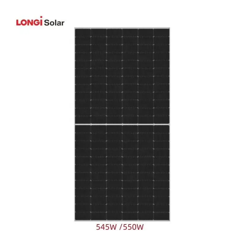 Tier 1 Longi  Solar Panels 540w 560w Solar Panel Half Cell  A Grade Solar Panel