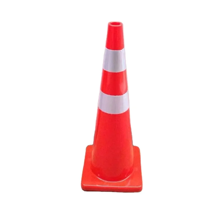 High Visible PVC Traffic Cones PC Material Safety Cones for Roadway Traffic for Road Safety