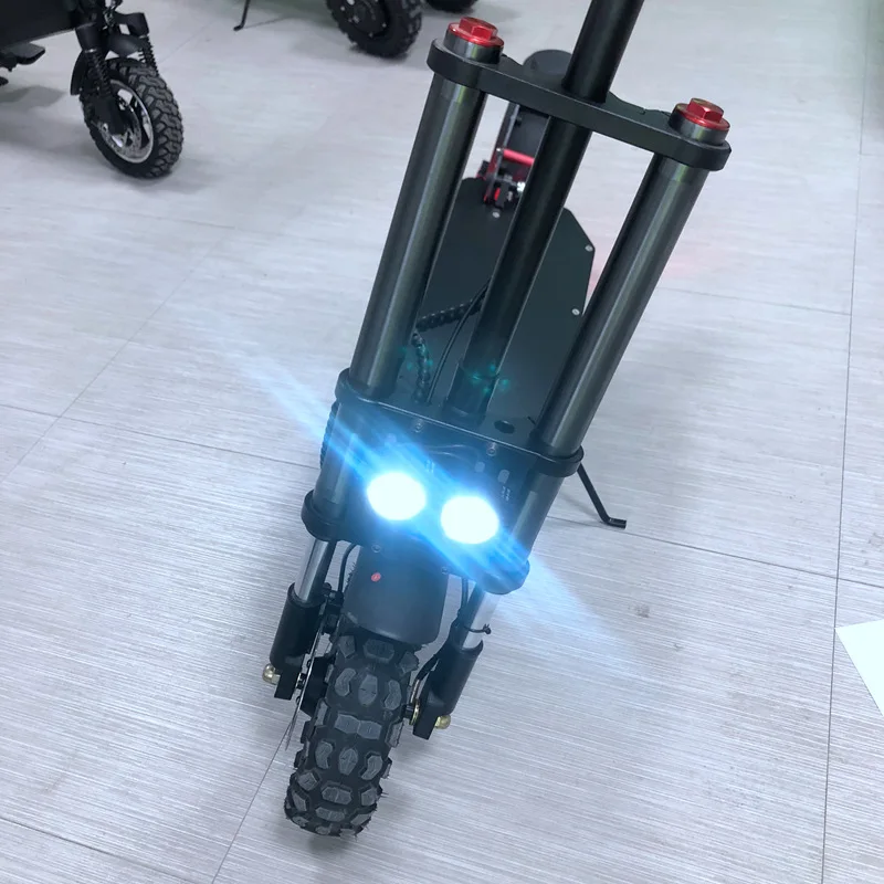 Wholesale Electric Scooter Foldable High Speed 70KM/H 1200W Double Motors Off-road Pneumatic Wide Tires