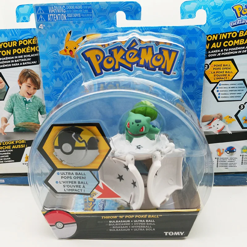 8 видов стилей 7 см флип ПЭТ взрыв POKE Ball Gacha машина для подарка Poke игрушка в подарок машина Пикачу в штучной упаковке