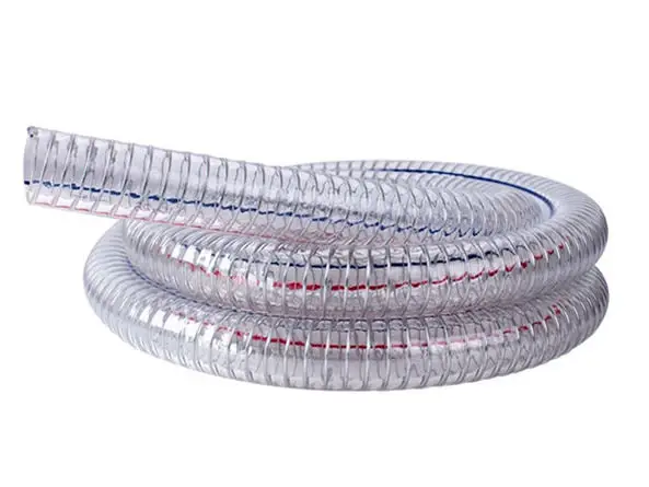 
pvc steel wire reinforced hose/plastic tube 