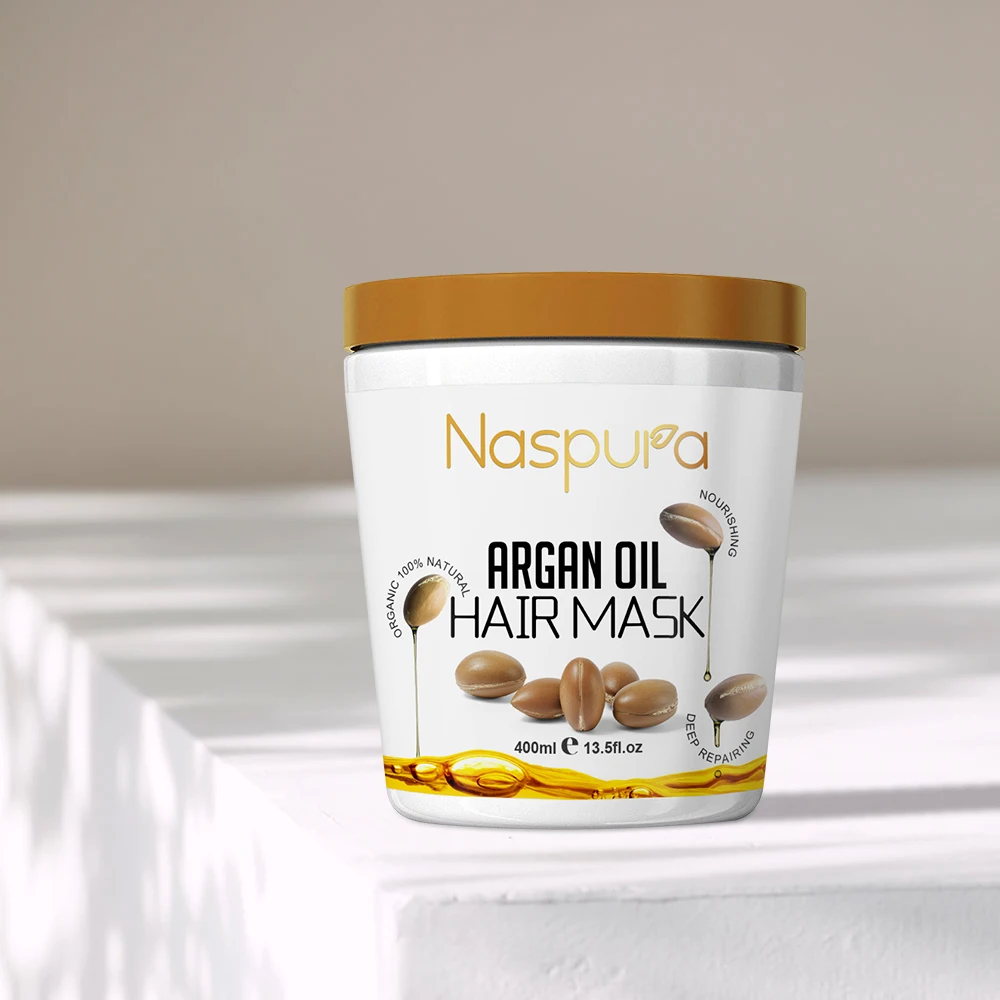Argan Oil  Provide Nutrient Nourishing Damaged Hair Enhancing Shiny Private Label Hair Mask
