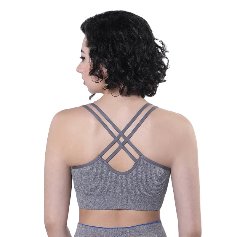 
High Quality Fitness Back Comfortable Women Plus Size Large Breast Sports Bra 