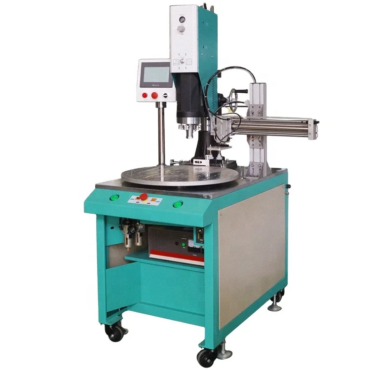 2600W Sonic Automatic Ultrasonic Polypropylene Welding Machine 15KHz 20KHz Multiple Working Stations Rotary Table 15KHz 2600W