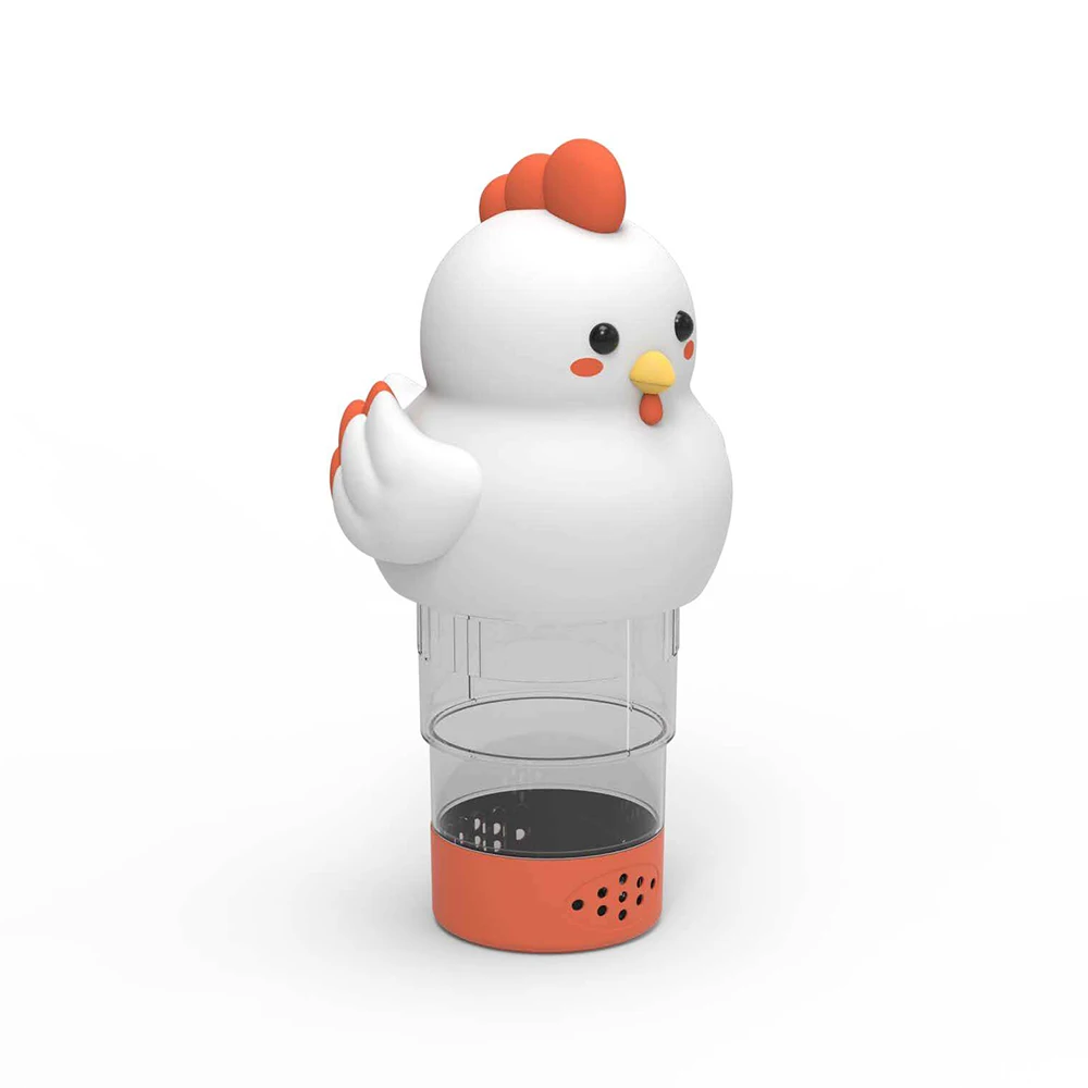 2024 New Innovations Swimming Pool Floating Chlorine Dispenser Chicken Styling Chlorine Floater for Spa, Hot Tub