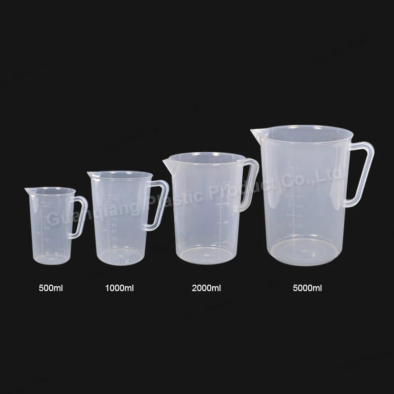 Translucent bakeware cooking tool measure cup spoon for cake plastic measuring pitcher