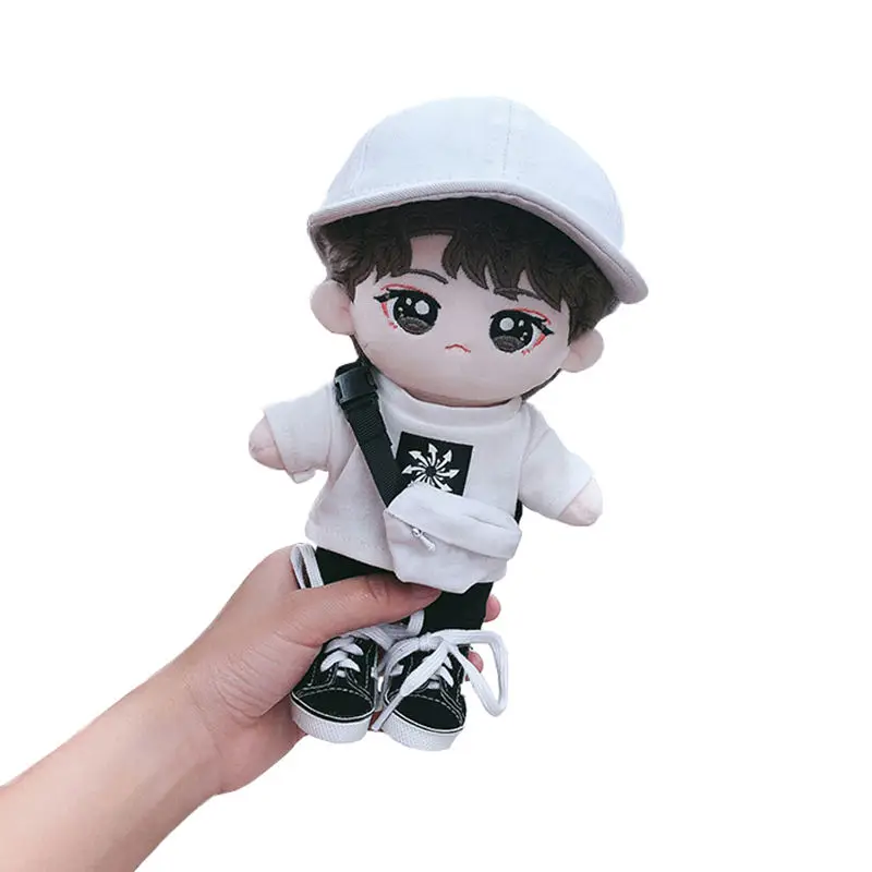New Fashion Lovely Stand Up Custom Small Plush Dolls Custom Korean Star Doll Kpop Plush Idol Doll