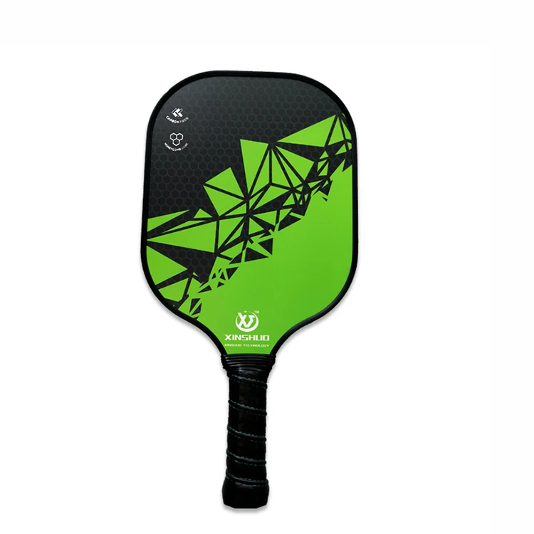 Carbon Fiber Composition PP Honeycomb Core 2 Pickleballs 2 Pickleball Paddle Greengraphite Pickleball Paddle Set