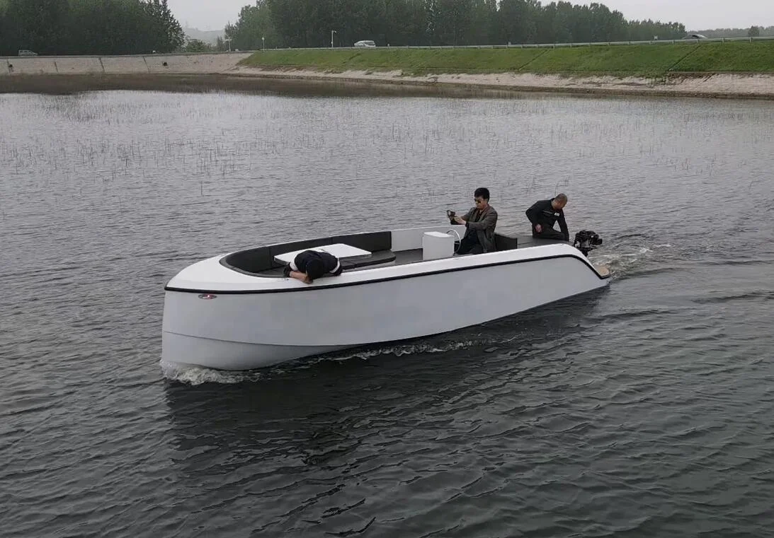China popular 6.5m Aluminum electric boat small yacht manufacturer CE certificate