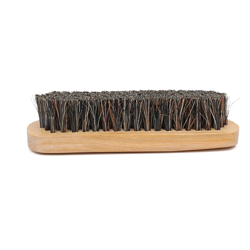 Wholesale Wooden Handle Shoe Brush  horse Hair plastic Solid Wood Shoe Cleaning Household Dust Brush