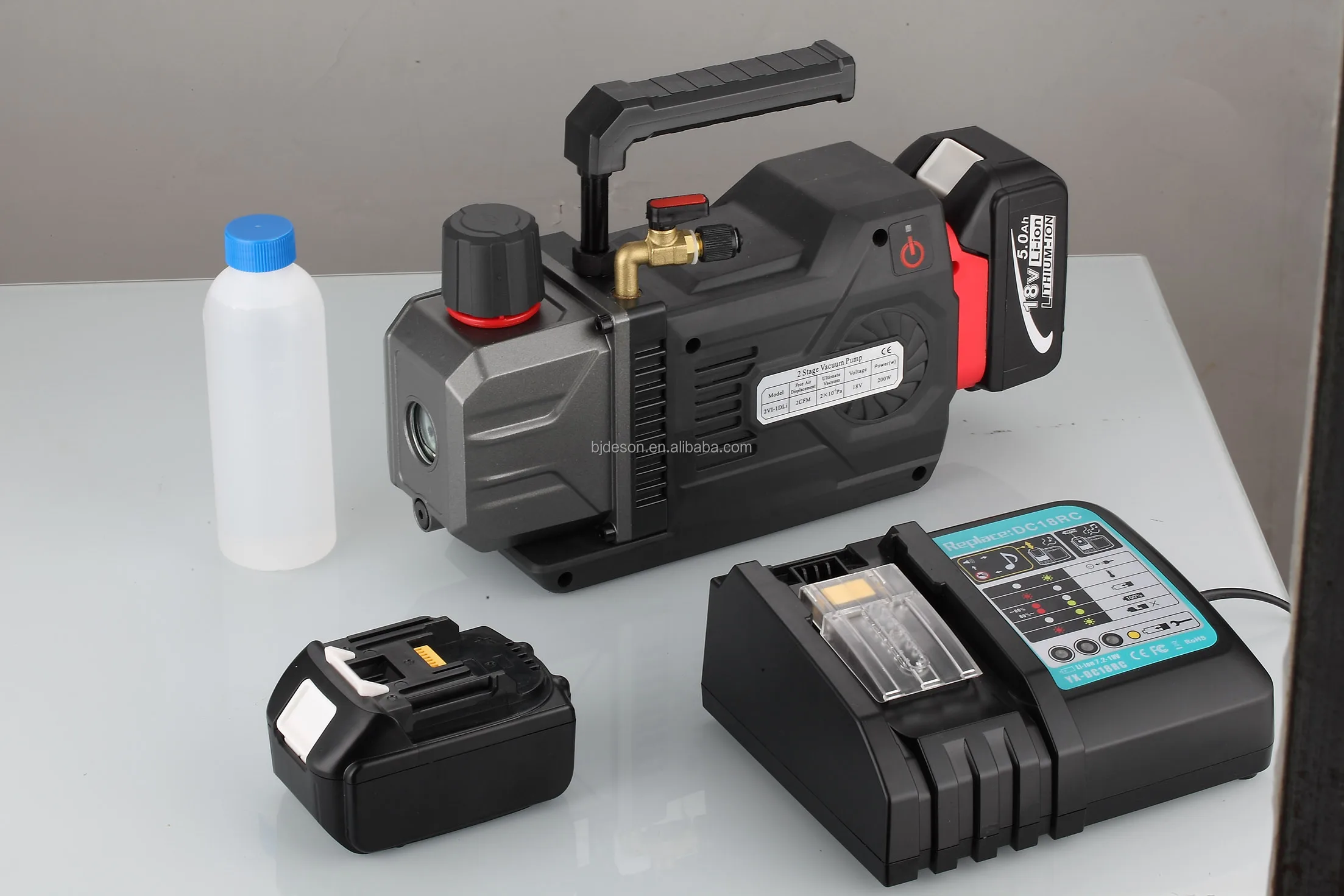 Air Conditioning Parts RR500 Portable Auto AC Refrigerant Recovery Recycling Machine R32 Refrigerant Recovery Machine