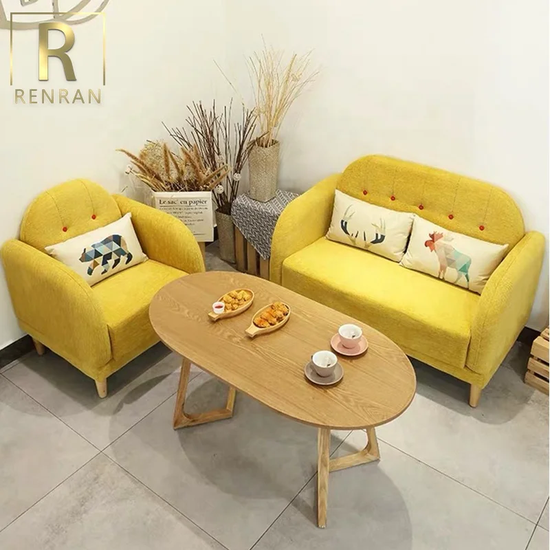 Foshan Supplier Cheap Leisure Restaurant Hotel Cafe Design Furniture Booths Sofa Chair Set