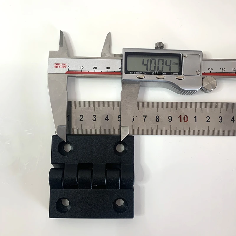 black plastic wear-resistant Industrial hinges Square Nylon Cabinet Door and window hinges