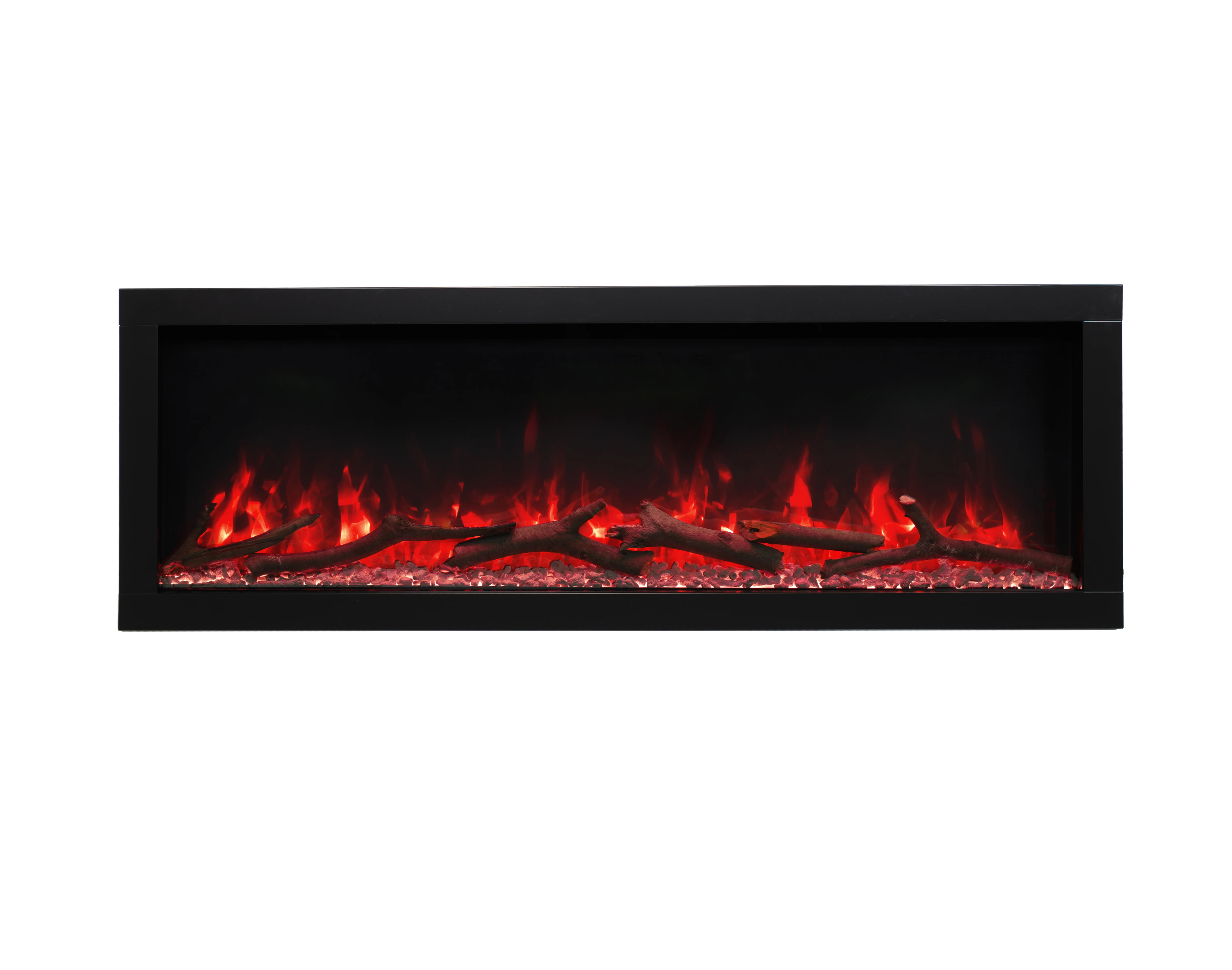 2024 Newest New HD pro flame smart Electric Fireplace with WIFI and blue tooth speakers