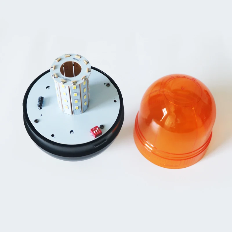 KM182AL 40W pole mount super bright led flashing strobe amber beacon tower warning light for truck tractor