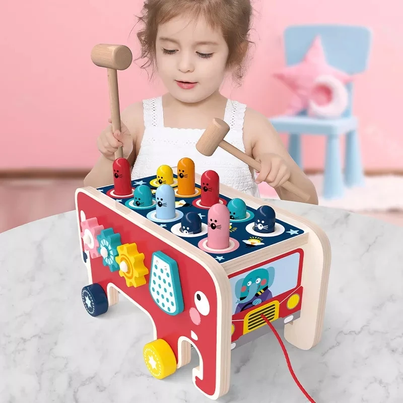 Interactive Game Whack A Mole Dinosaur Games Board Games Toys Hammer Pounding Toy