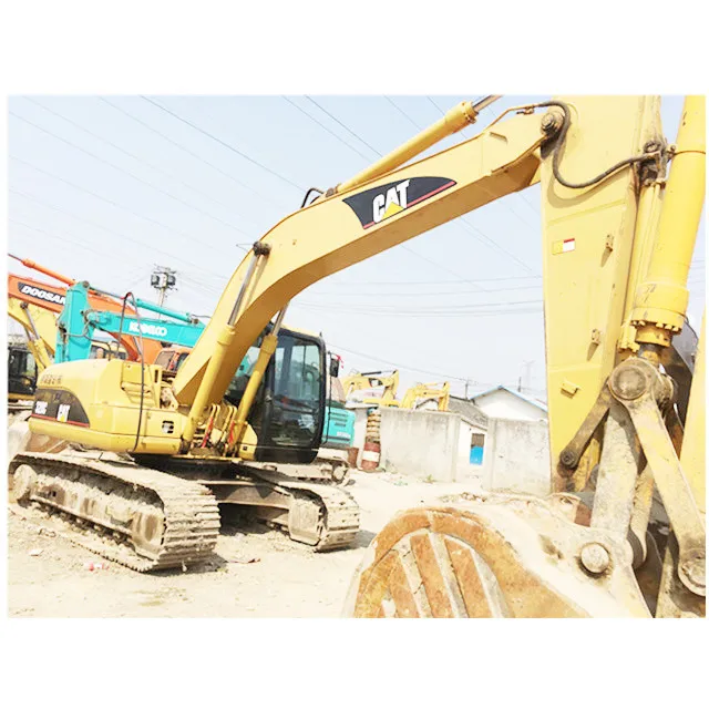 Used amphibious excavator dredger CAT 320, CAT 320C 320CL 320D 320D2 excavator, river sand dredging machine pontoon boat sides