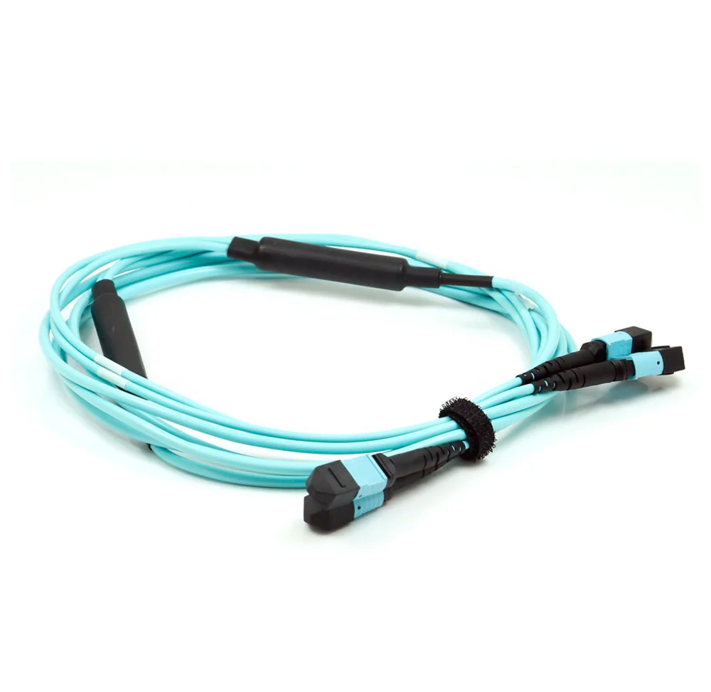 fiber optic 8 12 24 SM OM3 OM4 Plenum MPO MTP patch cord Cable