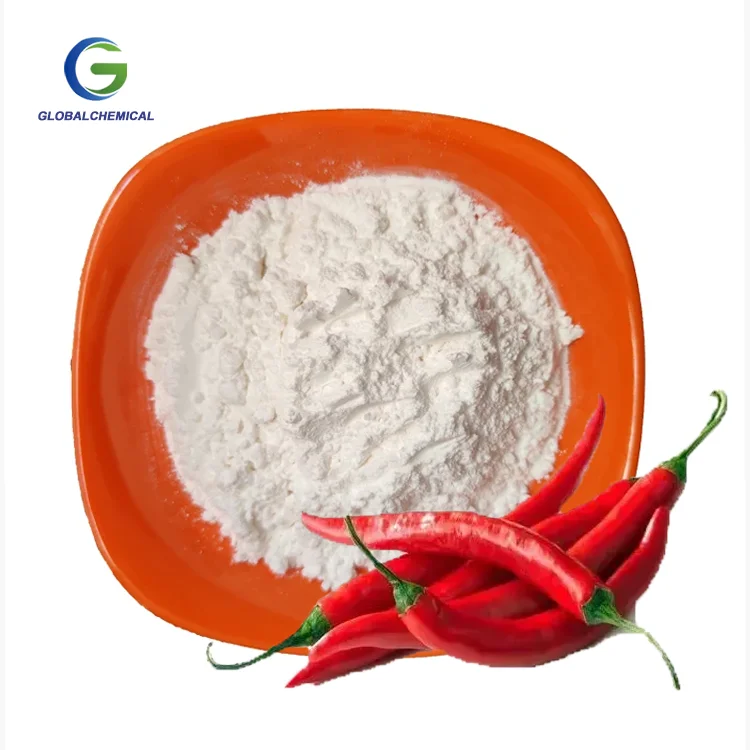 Wholesale Price natural Capsicum Extract 95% 99% Pure  food grade Supplement Capsaicin Powder In Bulk
