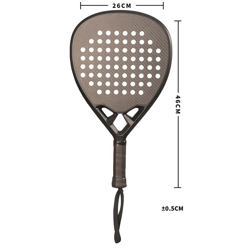 Oem Custom Design Cheap Wholesale Tennis Racket Carbon Fiber Padel Raquets Paddle Tennis Rackets