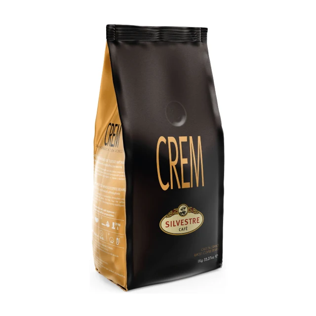 Spanish high quality medium roast 50 % arabica 50 % robusta coffee beans 1 kg bag for horeca home or office