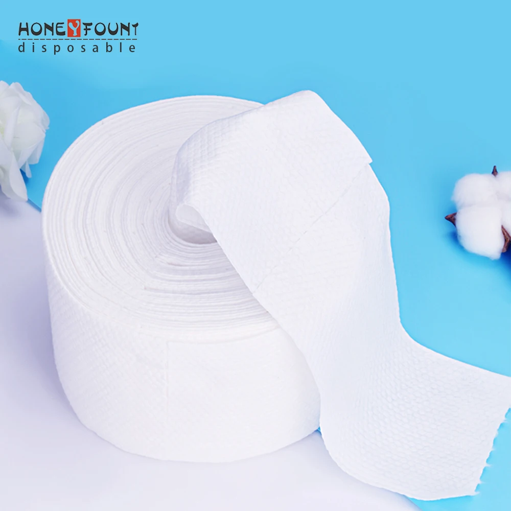 Super Soft Eco-friendly Non woven Cotton Beauty Makeup Remover Disposable Facial Cleansing Towel Washcloth