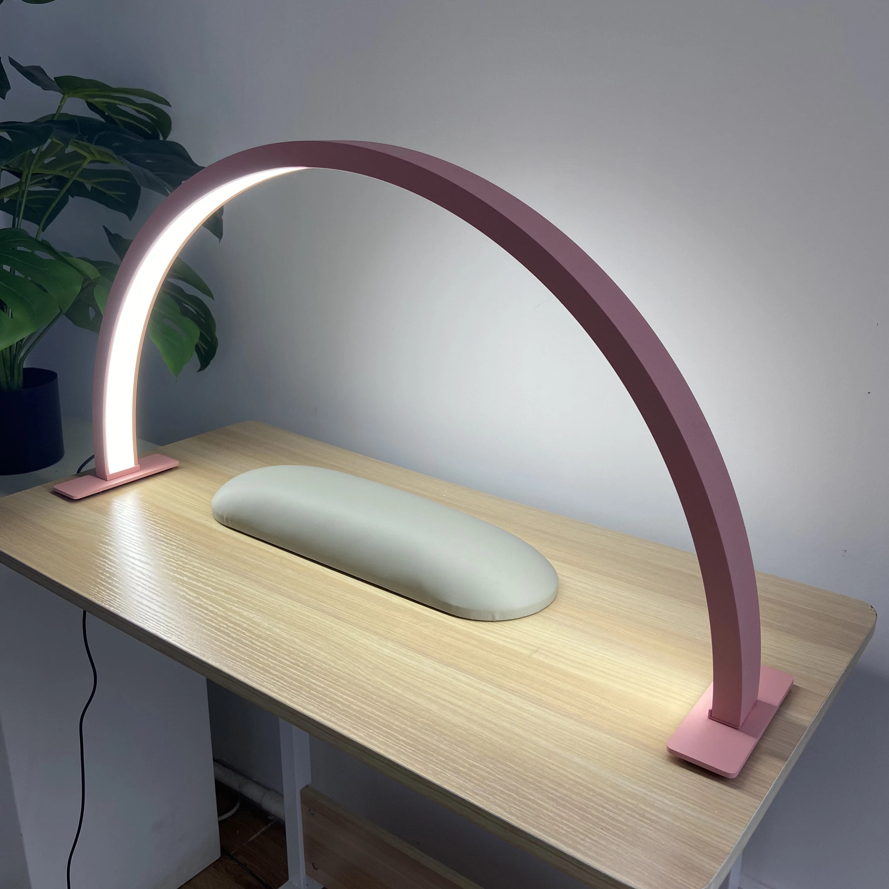 U-shaped Nail Arc Lamp Desk Lightning for Manicure Half Moon Lamp