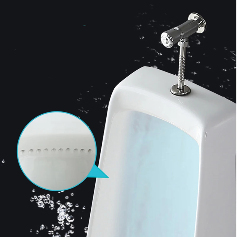 Home Washroom Urinal Sensor Toilet Wall Hung Sanitary Ware White Ceramic Floor Mounted Urinals