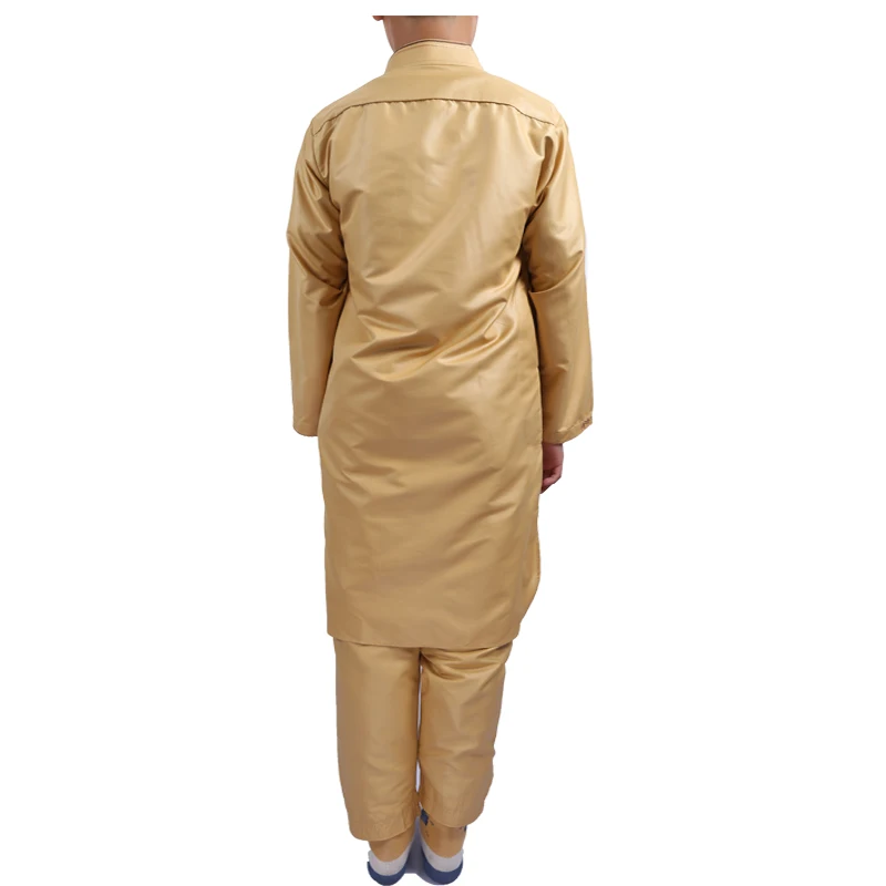 Kids Embroidered Muslim Robe For 4-16 Years Boys Daily Dress Teenage Arabic Abaya Islamic Kaftan Fashion Robes Jubah Clothing