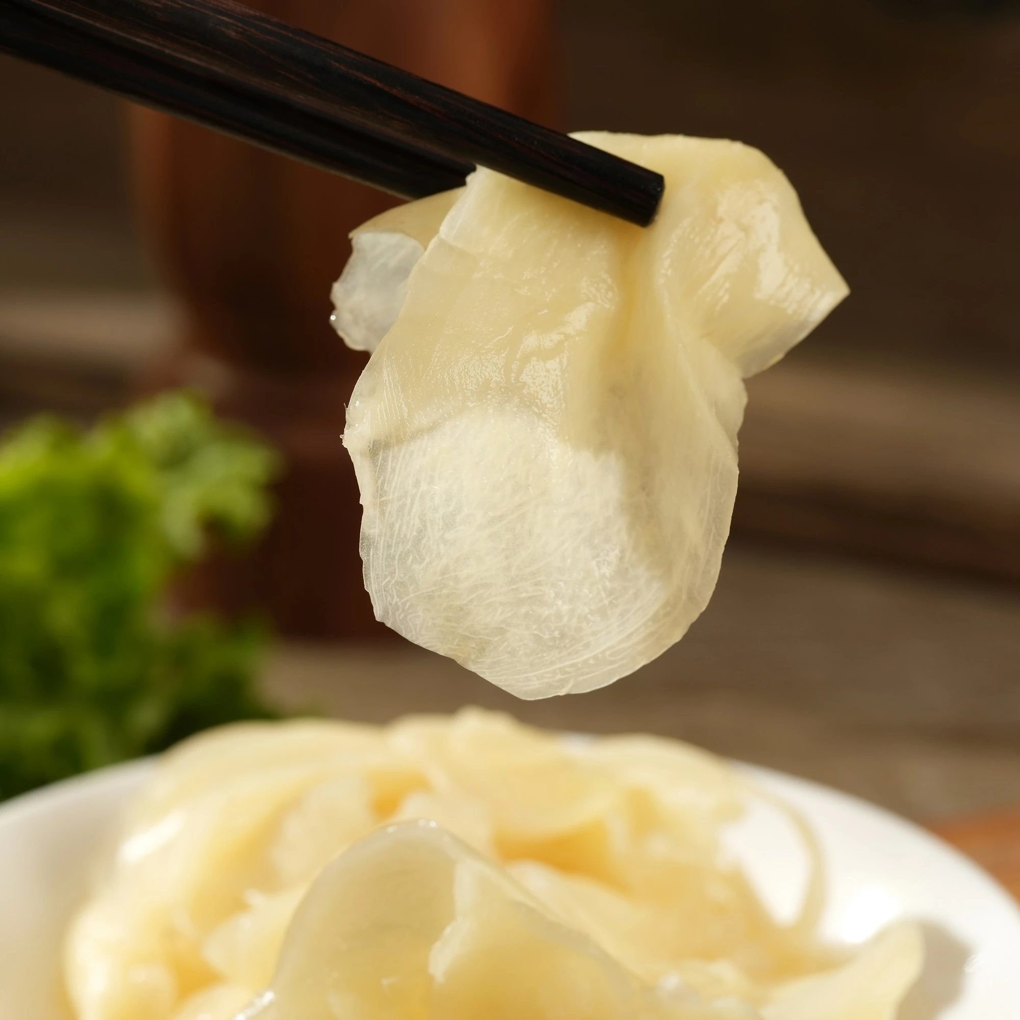Japanese Healthy Sour &Sweet marinated white pickled sushi ginger 1kg