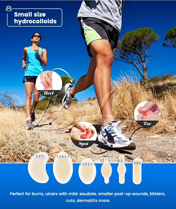 Invisible Waterproof Hydrocolloid Wound Dressing 10cm*10cm