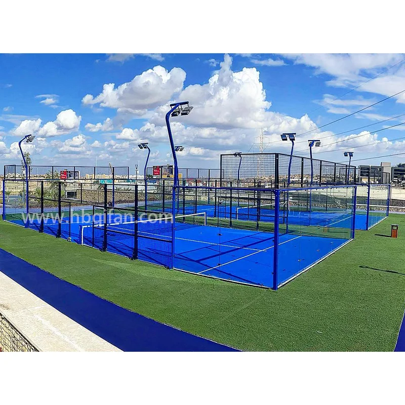 Wholesale Panoramic Paddle Tennis Courts High Quality Abs Frame Classic Outdoor Indoor Pistas De Padel