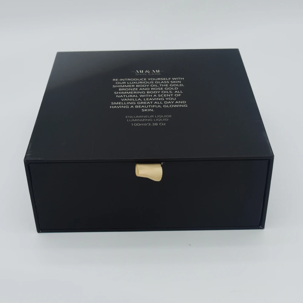 Wholesale Kaixing OEM ODM Customized Design Reusable Board Paper Drawer Box with EVA Insert