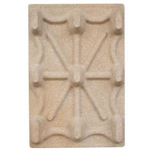 Industrial wooden pallet 1100x1100 single face 9 legs for cargo transport